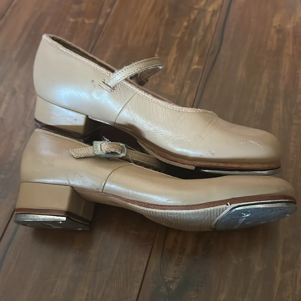 Bloch Merry Jane Tan Tap Shoes Techno Taps Size 5